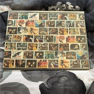 Vintage Horror Movie Poster Collage Art
